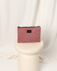 Image 1 of Zoe&co Corduroy Pouch Salmon