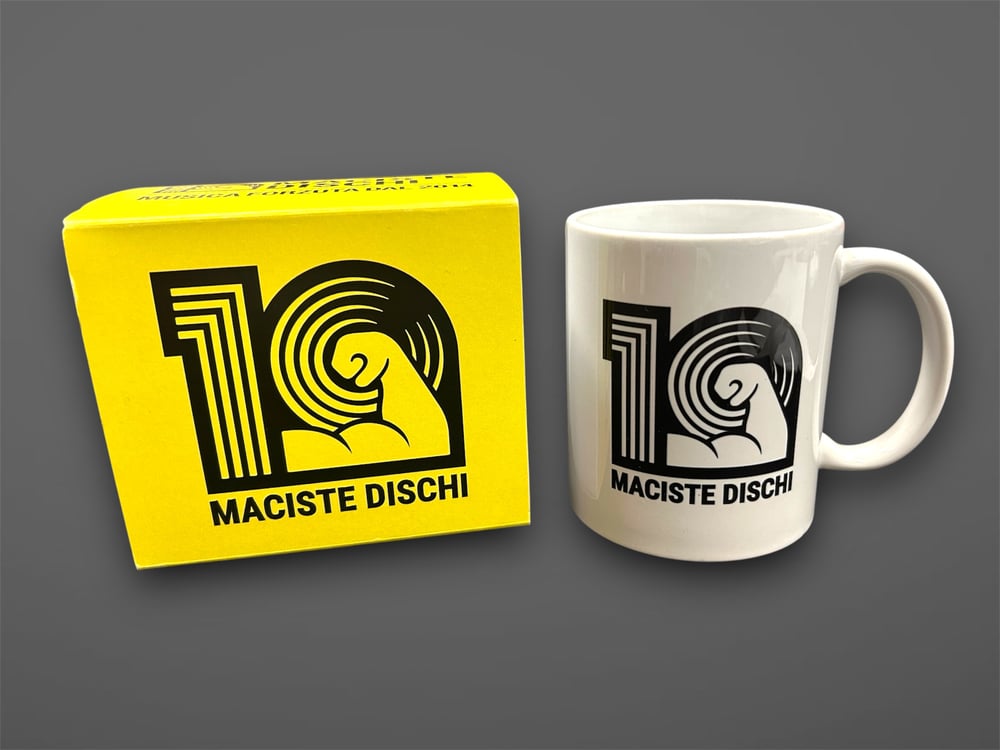 Image of MACISTE DISCHI | TAZZA LOGO DECENNALE