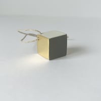 Image 3 of Hanging cube with gold leaf 1.8cm