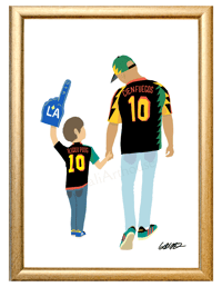 Image 3 of LA Galaxy Art Print 