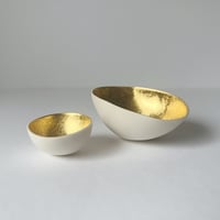 Image 1 of Gilded bowl. 5.5cm or 3cm