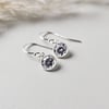 Cubic Zirconia drop earrings