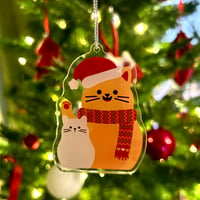 Image 3 of Christmas Cats Tree Decorations