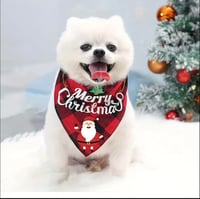 Image 1 of Merry Christmas Pet Scarf