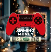 Christmas Acrylic Gaming Money Ornament