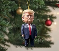 Trump Christmas Acrylic Ornament