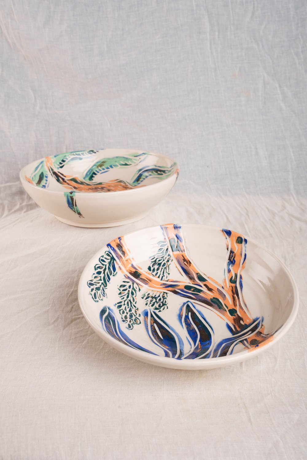 Image of Sgraffito Fruit Bowl