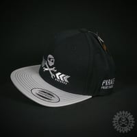 Image 3 of SNAPBACK CAP PIRATE REFLECTIVE SILVER