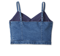 Image 2 of Women's Cool Blue Bustier Top