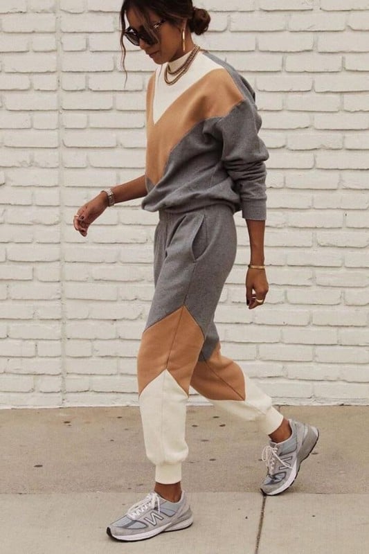 Image of Chevron Jogger Set