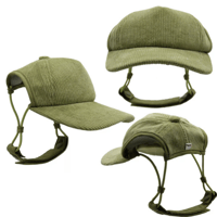 Image 1 of PupLid Corduroy Trucker Hat - Moss - Dog Hat 