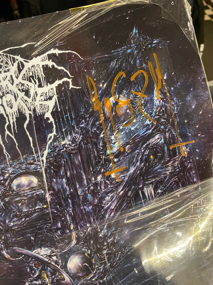 Image of LP Darkthrone It Beckons Us All signed / cream