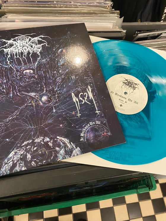 Image of Misprint LP Darkthrone It Beckons Us All signed / green