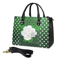 Polka Dot Rose Handbag