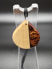 Image 1 of Ambrosia Maple & Copper Acrylic Pendant