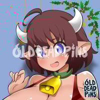 Image 2 of Milky Christmas Vixen Vinyl Decal