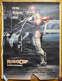 Image 1 of Robocop pre-release original huge street poster