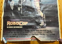 Image 3 of Robocop pre-release original huge street poster