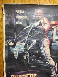 Image 4 of Robocop pre-release original huge street poster