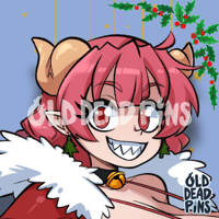 Image 2 of Ilulu Christmas Vixen Vinyl Decal