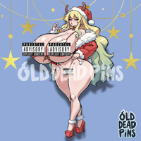Image 1 of Lucoa Christmas Vixen Vinyl Decal