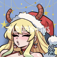 Image 2 of Lucoa Christmas Vixen Vinyl Decal
