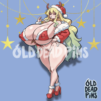 Image 3 of Lucoa Christmas Vixen Vinyl Decal