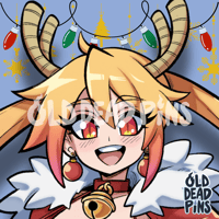 Image 2 of Tohru Christmas Vixen Vinyl Decal