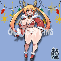 Image 3 of Tohru Christmas Vixen Vinyl Decal