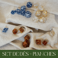 Image 1 of Set de dé | Collab Orgrimar's collection + Cornebranche