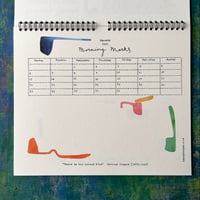 Image 4 of Morning Marks - watercolour activity calendar to encourage mindful painting