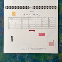 Image 5 of Morning Marks - watercolour activity calendar to encourage mindful painting