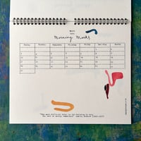 Image 6 of Morning Marks - watercolour activity calendar to encourage mindful painting