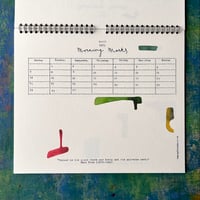 Image 7 of Morning Marks - watercolour activity calendar to encourage mindful painting