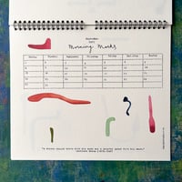 Image 12 of Morning Marks - watercolour activity calendar to encourage mindful painting