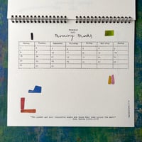 Image 15 of Morning Marks - watercolour activity calendar to encourage mindful painting