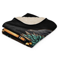Image 3 of DAT Dragon Sherpa blanket