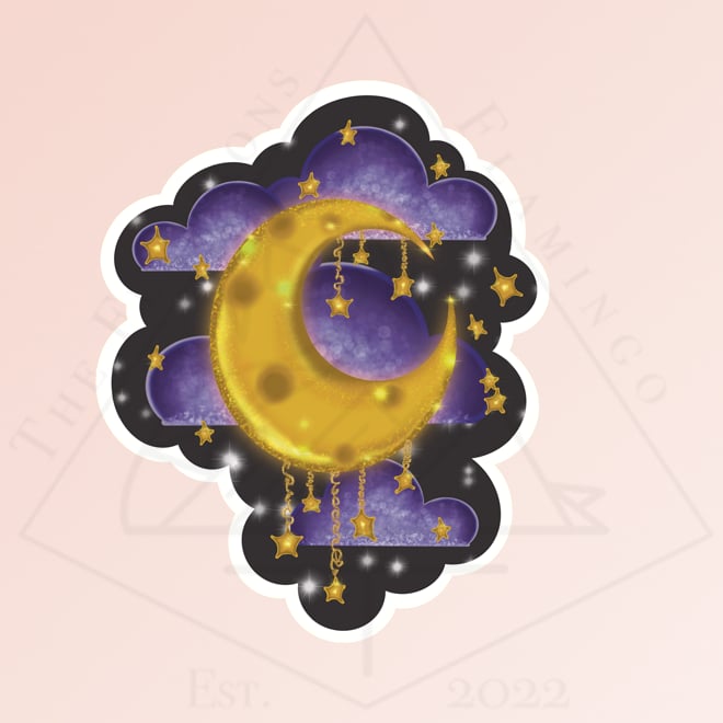 Image of Moon - Sticker