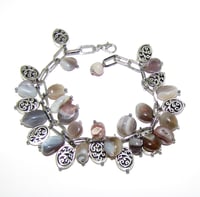 Image 2 of Agate bracelet "Cappuccino"