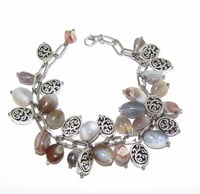 Image 1 of Agate bracelet "Cappuccino"