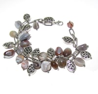 Image 3 of Agate bracelet "Cappuccino"
