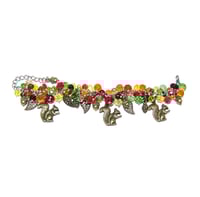 Image 2 of Bracelet with pendants crystal glass
