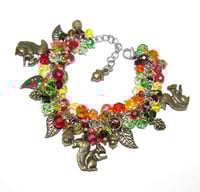 Image 1 of Bracelet with pendants crystal glass