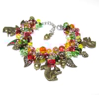 Image 3 of Bracelet with pendants crystal glass