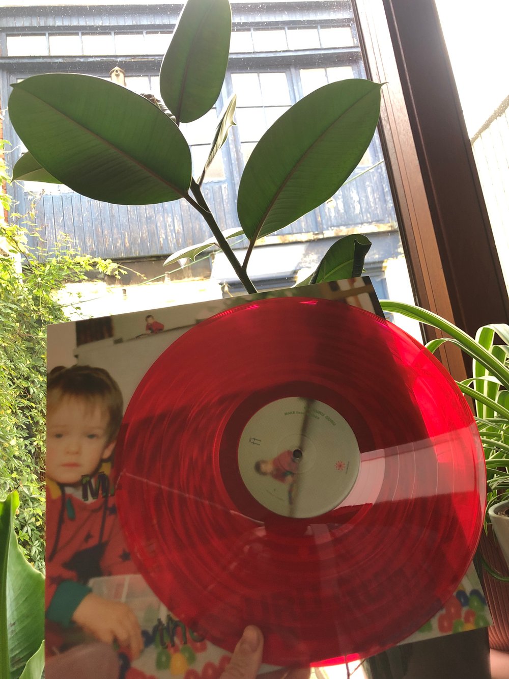 Image of 'Make (Less) Babies' - Red Clear transparent vinyl - limited edition 66 copies! ONLY 5 LEFT!