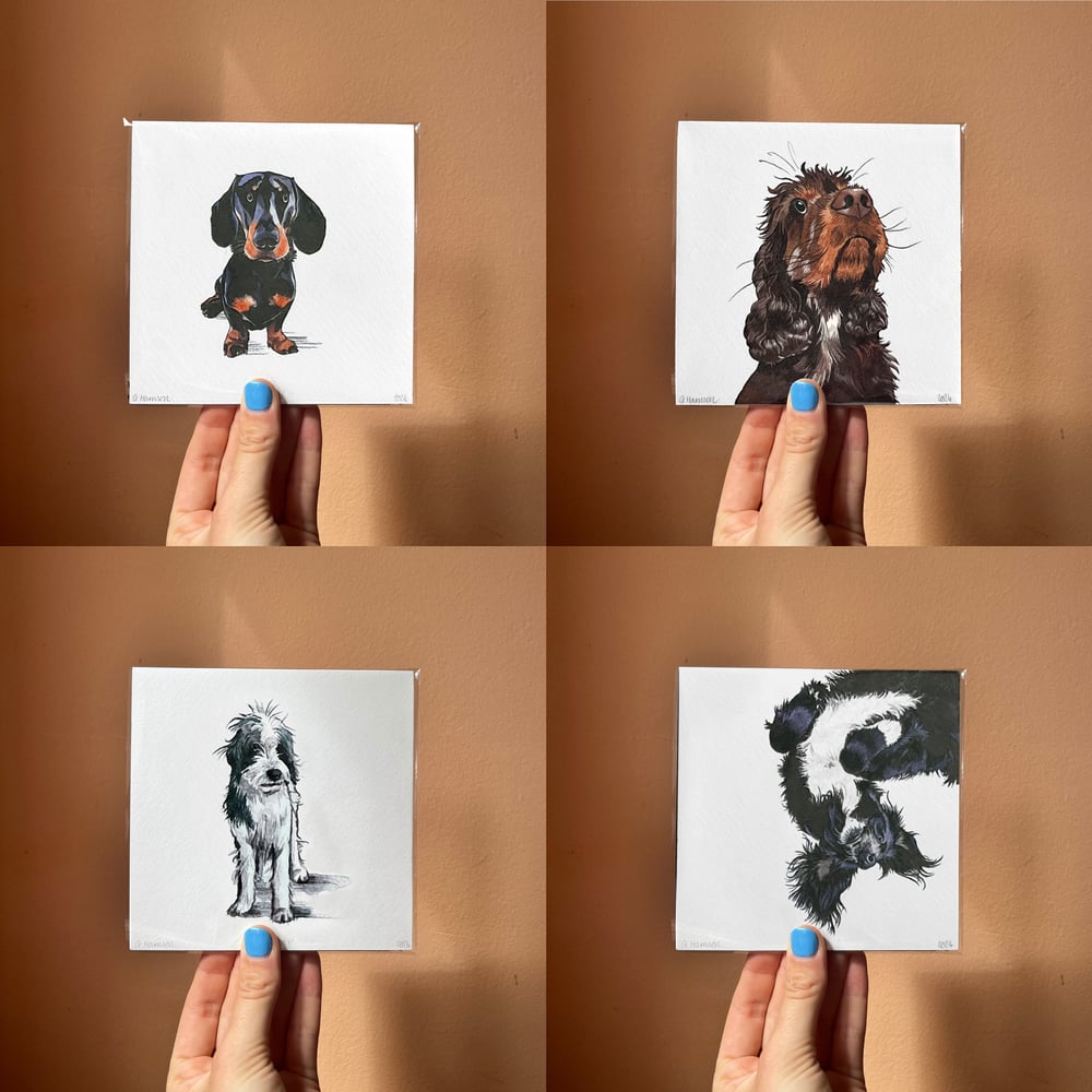 Image of animal mini-print series