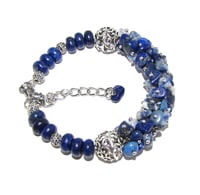 Image 2 of Blue stones bracelet