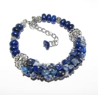 Image 1 of Blue stones bracelet