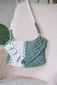Image 1 of Makramé clutch bag