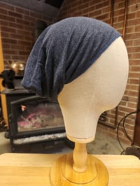 Image 2 of Linen Stretchy Wrap - Navy